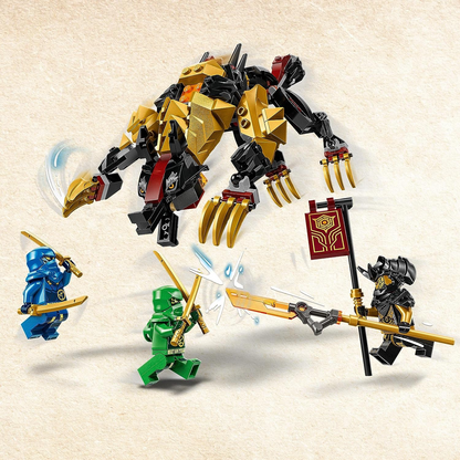 LEGO  71790 Conjunto NINJAGO Imperium Dragon Hunter Hound, brinquedo de construção de figura de monstro para crianças com mais de 6 anos, meninos, meninas, criatura mítica posável, presente ninja com 3 minifiguras