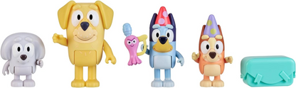 Bluey 17558 Figura 4PK Passe o pacote, multicolorido