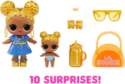 Jajaja ¡Sorpresa! Confetti Pop Birthday Sisters - Muñecas Lil Sister coleccionables de edición limitada con 10 sorpresas en caja de regalo - Incluye moda y accesorios - Gran regalo para niñas a partir de 4 años