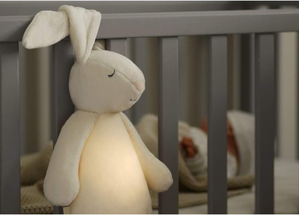 Lulujo Moonie Humming Friend Baby Nightlight - Creme