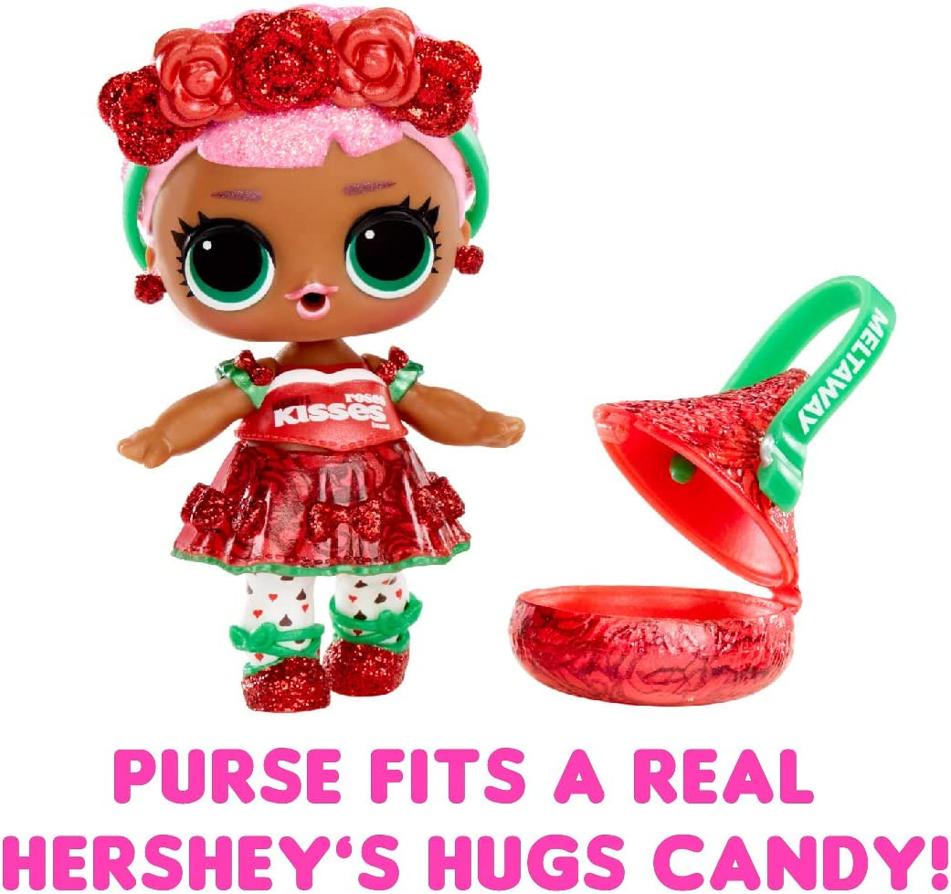 Jajaja ¡Sorpresa! Loves Mini Sweets Hugs &amp; Kisses Doll - MELTAWAY ROSIE - Muñecas coleccionables de edición limitada para el día de San Valentín con 7 sorpresas y accesorios - Gran regalo para niños de 4 años en adelante