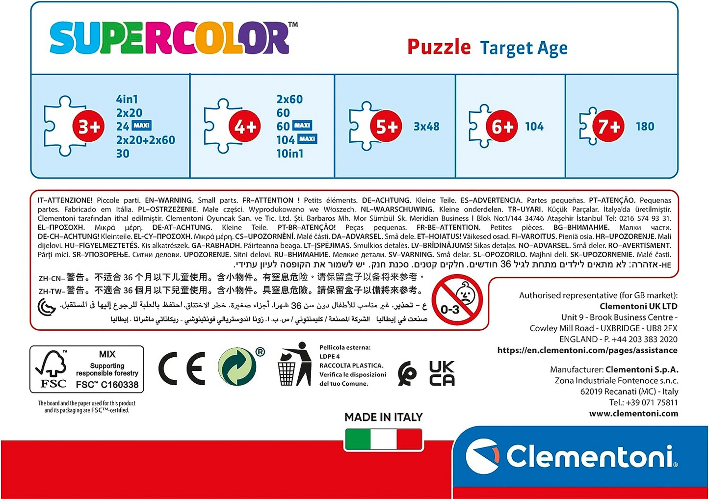 Clementoni 20275 Quebra-cabeça da Patrulha Canina