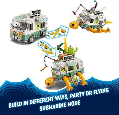 LEGO 71456 DREAMZzz Mrs. Castillo's Turtle Van Set, construa um veículo de brinquedo do programa de TV de 2 maneiras, com personagens Mateo, Zoey e Z-Blob, brinquedos para crianças, meninos e meninas com mais de 7 anos