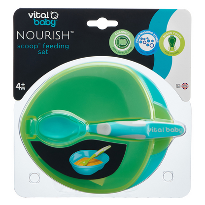 Vital Baby NOURISH Scoop Conjunto de Alimentação Pop