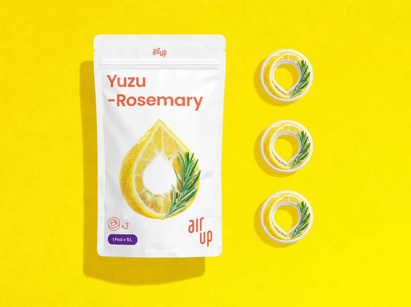 Vagens de Yuzu-Rosemary