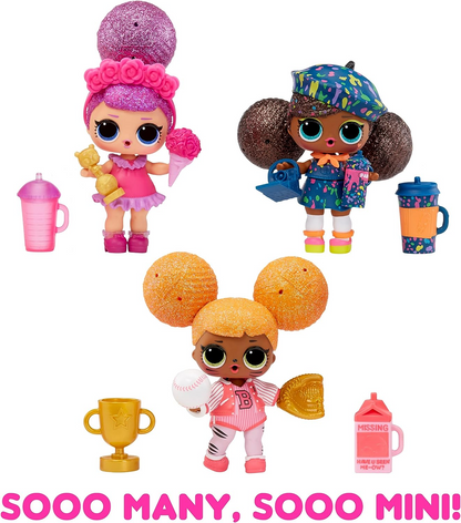 L.O.L. Surprise!  Sooo Mini Dolls - VARIEDADE ALEATÓRIA - Inclui boneca colecionável de edição limitada, 8 surpresas, mini bolas LOL Surprise - ótimo presente para crianças de 4 anos ou mais