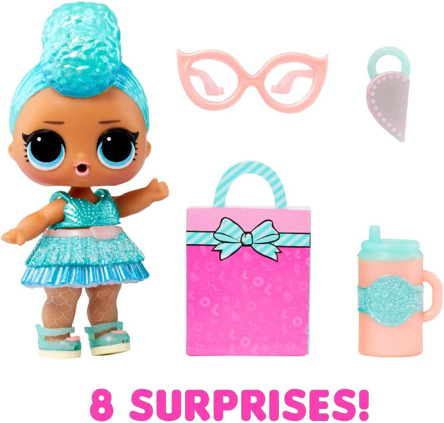 Jajaja ¡Sorpresa! Birthday Pop - Muñeca coleccionable de edición limitada con 8 sorpresas de confeti en caja de regalo - Incluye sorpresa de agua y confeti Pop Birthday Sisters LOL Surprise