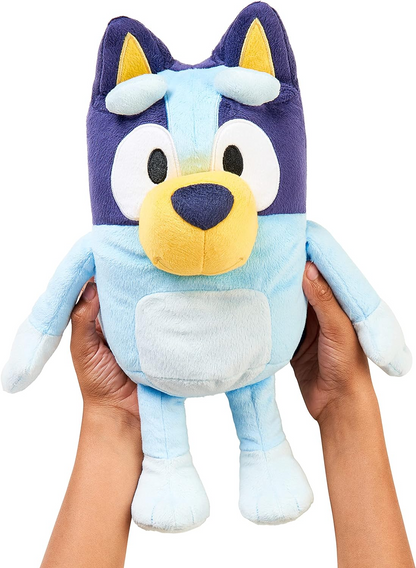 Bluey Bingo grande 30cm falando sons de pelúcia: personagem colecionável oficial fofinho brinquedo macio Jumbo