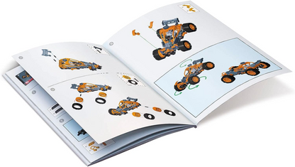 Clementoni 61382 Science Museum Mechanics-Juego de construcción de buggy y cuádruple, kit de ciencia para niños de 8 años, juguetes STEM, versión en inglés, fabricado en Italia, multicolor