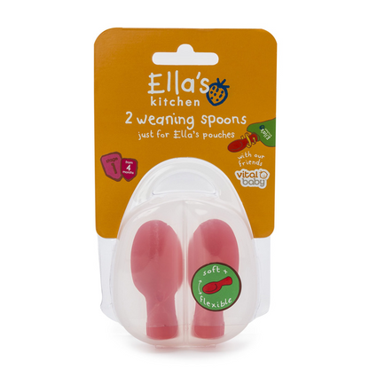 Vital Baby Ella's Kitchen colher de desmame dicas 2pk