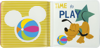 Clementoni 17720 Mi Fun Fun Disney Libros para Bebé 6 Meses, Primeros Años, Infantil, Juguetes para Recién Nacido, Multicolor, Mediano