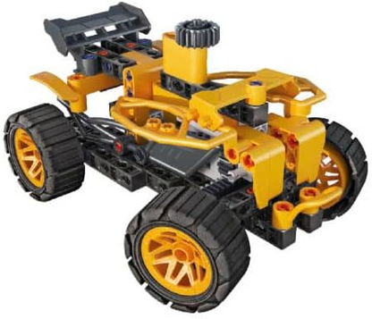 Clementoni 61382 Science Museum Mechanics-Juego de construcción de buggy y cuádruple, kit de ciencia para niños de 8 años, juguetes STEM, versión en inglés, fabricado en Italia, multicolor