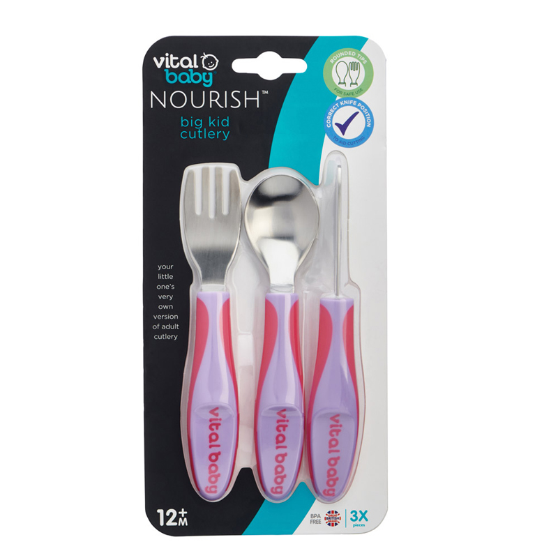 Vital Baby NOURISH Talheres Big Kid Fizz 3Pk