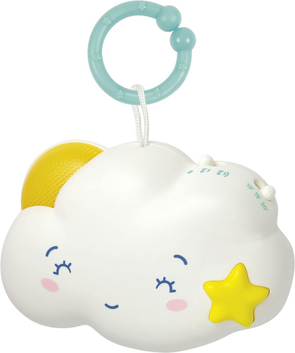 Clementoni 17710 Sweet Cloud Cuna Juguete y Máquina de Sonido, Móvil para Cuna, Niño pequeño, Primeros Años, Bebé, Regalo de Juguetes para Recién Nacido, Multicolor