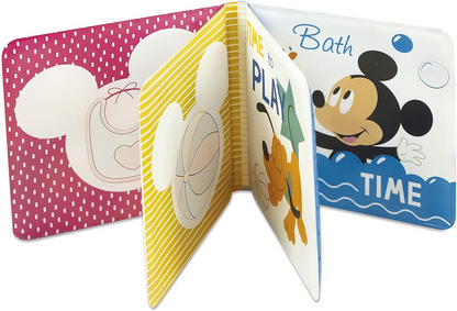 Clementoni 17720 Mi Fun Fun Disney Libros para Bebé 6 Meses, Primeros Años, Infantil, Juguetes para Recién Nacido, Multicolor, Mediano