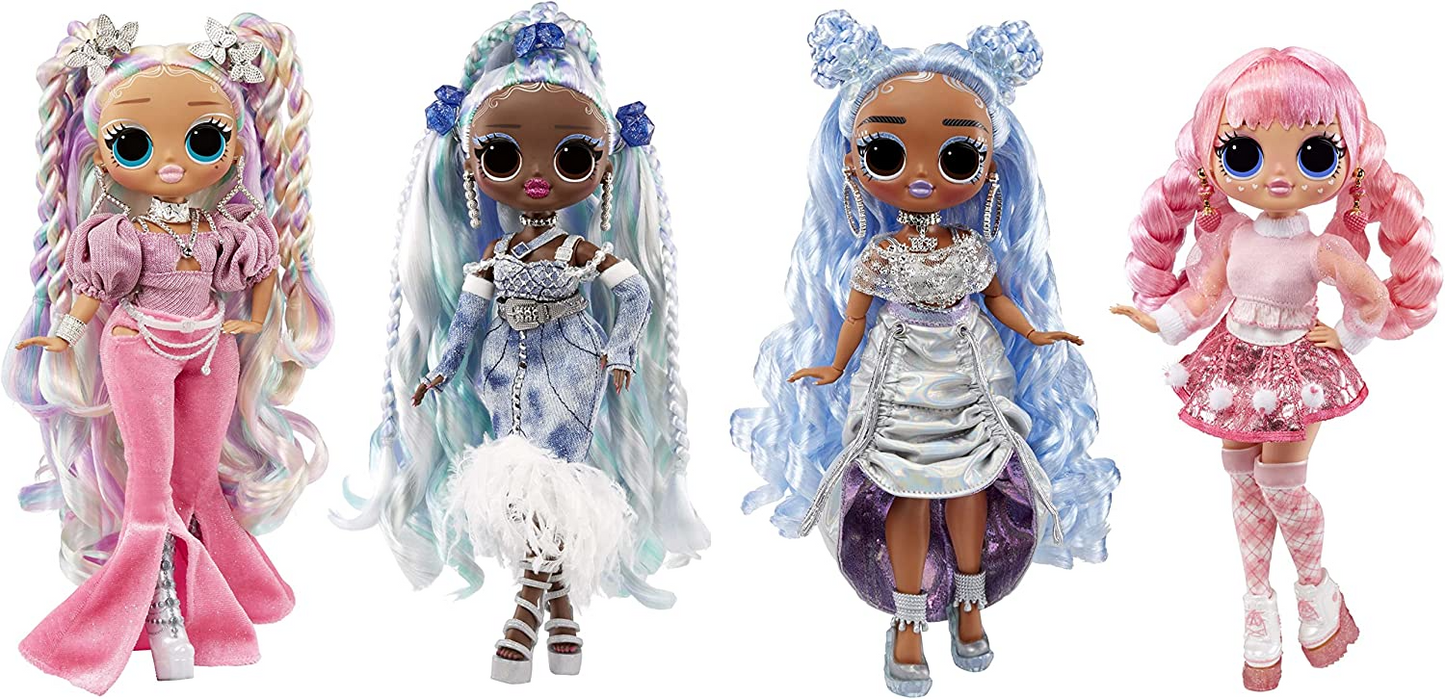 L.O.L. Surprise!  Bonecas OMG Fashion Show Style Edition - Missy Frost - Boneca de 10"/25 cm com mais de 320 looks de moda - Inclui roupas transformadoras, acessórios e muito mais - Colecionável - Para crianças de 4 anos ou mais