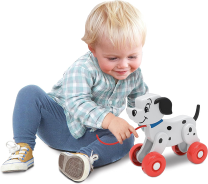 Clementoni 17816 Along Disney Lucky Development & Activity, First Steps, Animal Push and Pull, Walker, Learning, Toddler 10 Meses, Early Years Toys, Made in Italy, Multi-Color