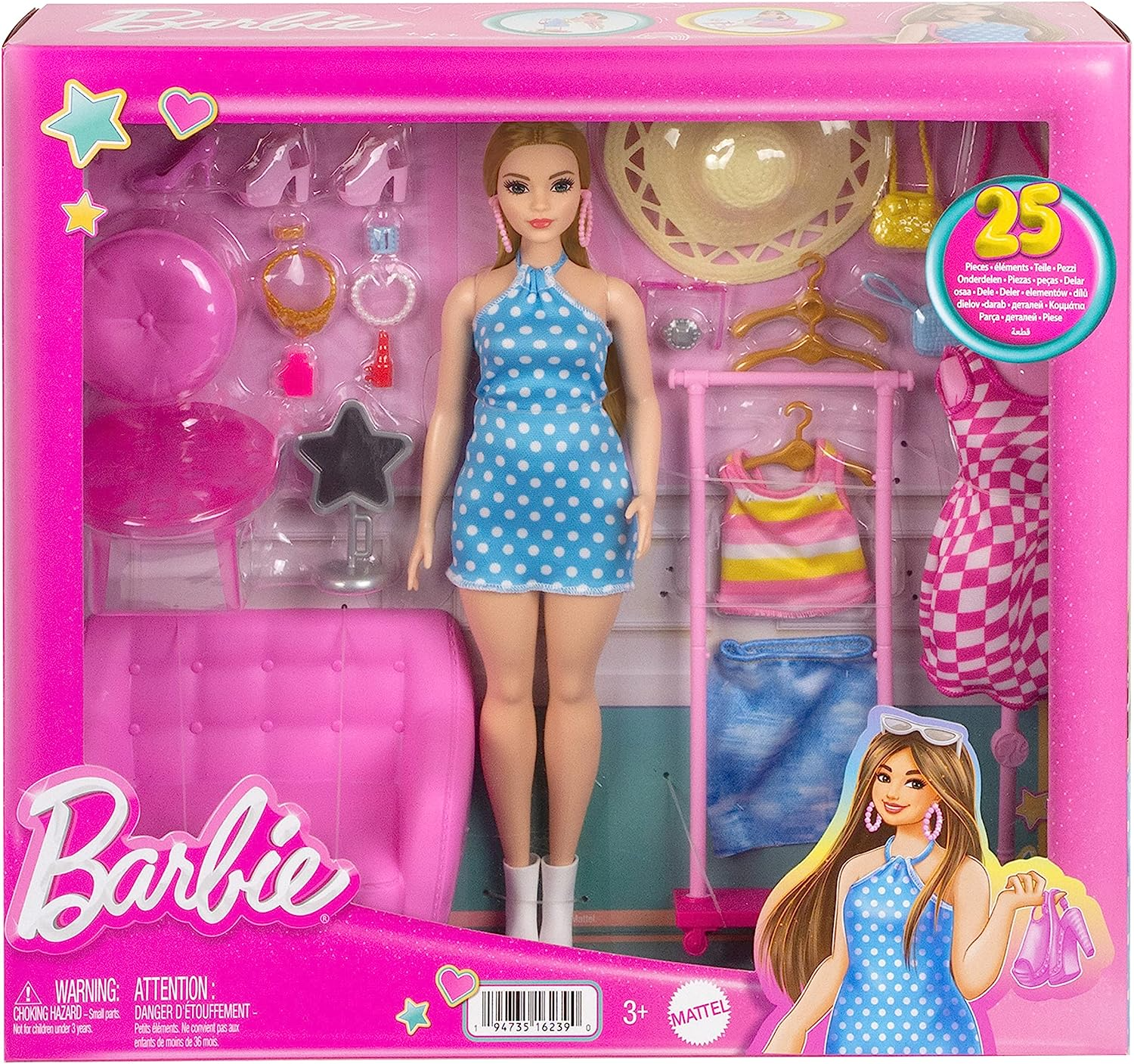 Manequim Branco Para Roupas E Vestidos De Bonecas Barbie
