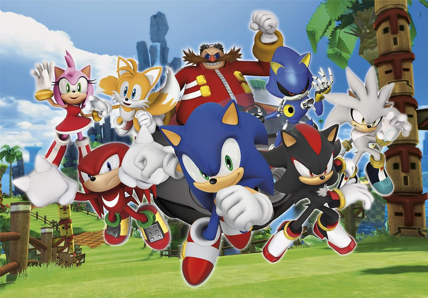 Quebra Cabeça Sonic 120, 80, 48