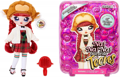 ¡No! ¡No! ¡No! Muñeca de moda sorpresa para adolescentes, SAMANTHA SMARTIE, muñeca coleccionable grande y suave con ropa lujosa y accesorios de lujo. Teens Series 1. Regalos perfectos para niños y niñas de 5 años en adelante