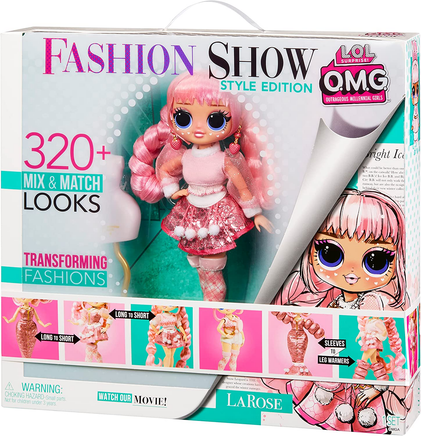 L.O.L. Surprise!  Bonecas OMG Fashion Show Style Edition - LAROSE - Boneca 25 cm - 4 anos ou mais