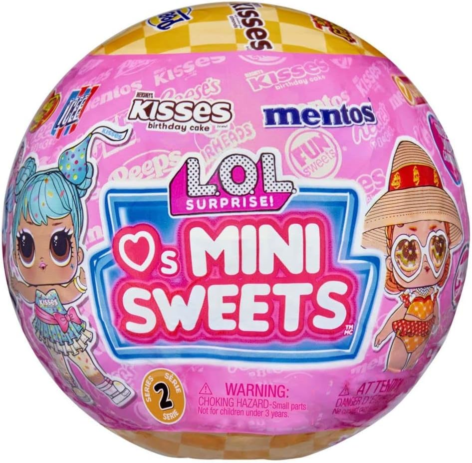 LOL Surprise Loves Mini Sweets Series 2 - VARIEDADE ALEATÓRIA - Boneca colecionável com tema de doces de edição limitada com 7 surpresas e acessórios divertidos - para colecionadores e crianças de 4 anos ou mais