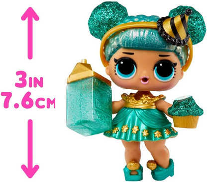 Jajaja ¡Sorpresa! Birthday Pop - Muñeca coleccionable de edición limitada con 8 sorpresas de confeti en caja de regalo - Incluye sorpresa de agua y confeti Pop Birthday Sisters LOL Surprise