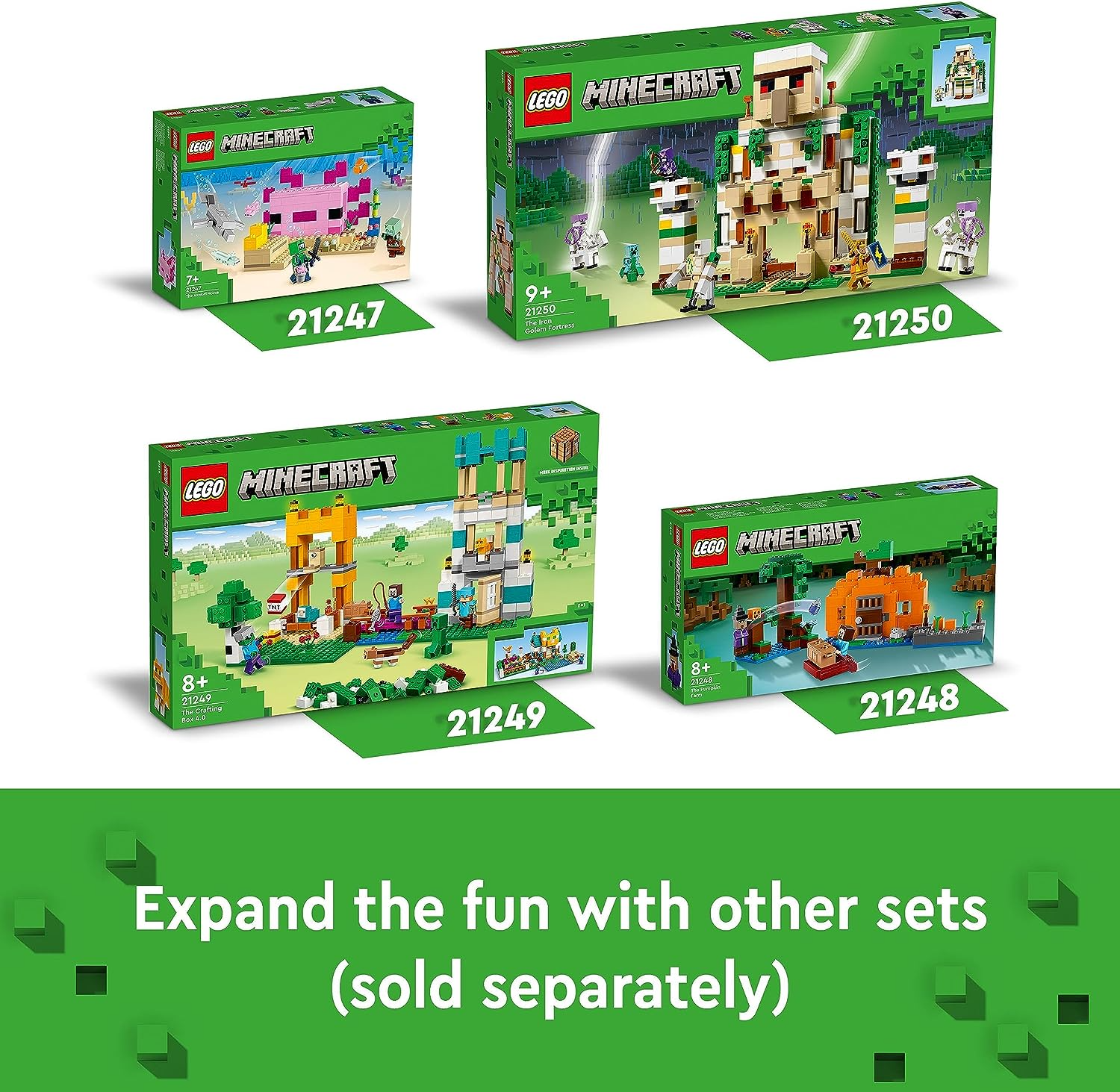 LEGO Minecraft - A Fortaleza do Golem de Ferro - 868 Peças - 21250 -  superlegalbrinquedos