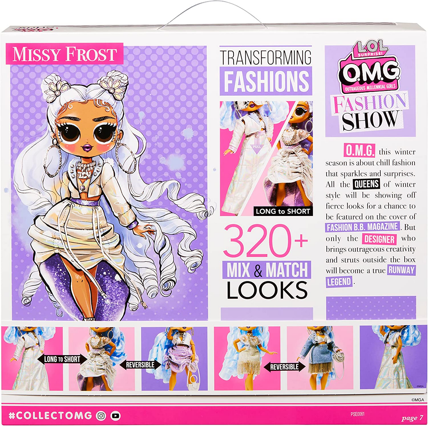 L.O.L. Surprise!  Bonecas OMG Fashion Show Style Edition - LAROSE - Boneca 25 cm - 4 anos ou mais