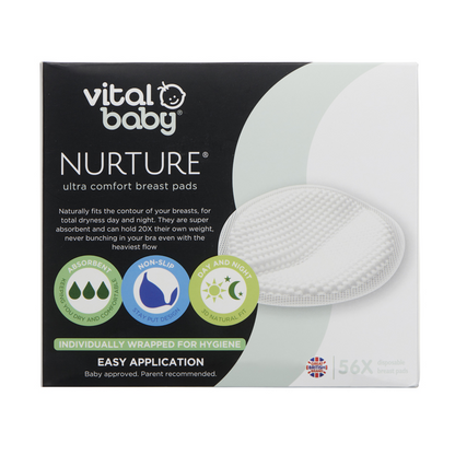 Vital Baby NURTURE Ultra Comfort para seios Almofadas 56 unidades