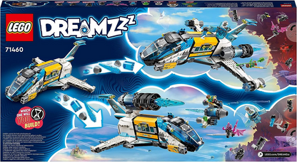 LEGO 71460 DREAMZzz Mr. Oz's Spacebus, Space Shuttle Bus Toy Which Can Be Built in 2 Ways, with Mateo, Z-Blob & Logan, Adventure Toys for Imaginative Play Based on TV Show, For Kids, Boys, Girls