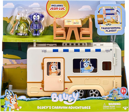 Bluey Playset de caravana, figuras de 2,5-3 polegadas