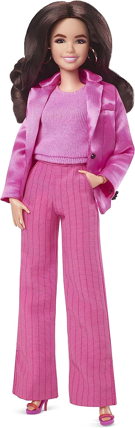 Barbie Boneca, loira de 11,5 polegadas, jogo de piscina com escorregad