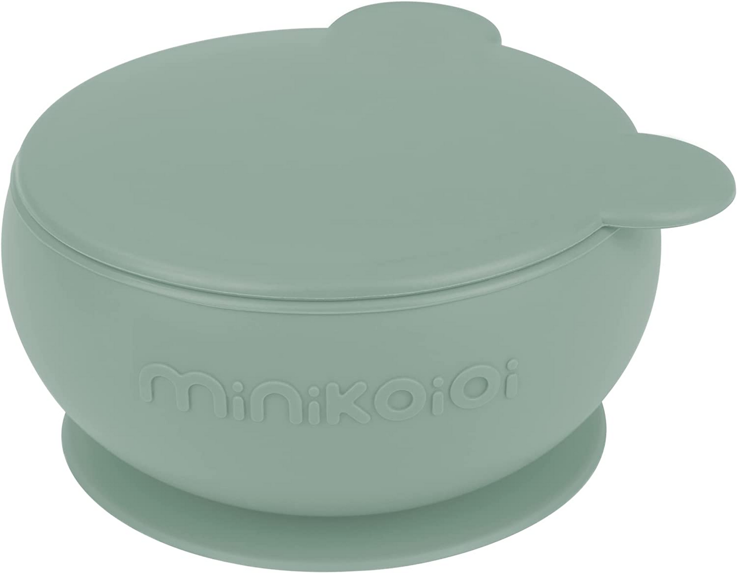 Minikoioi River Green Silicone Bowly para bebês e crianças (6m +)