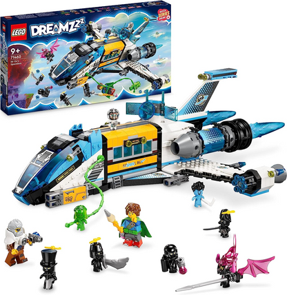 LEGO 71460 DREAMZzz Mr. Oz's Spacebus, Space Shuttle Bus Toy Which Can Be Built in 2 Ways, with Mateo, Z-Blob & Logan, Adventure Toys for Imaginative Play Based on TV Show, For Kids, Boys, Girls