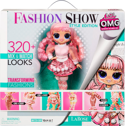 L.O.L. Surprise!  Bonecas OMG Fashion Show Style Edition - LAROSE - Boneca 25 cm - 4 anos ou mais