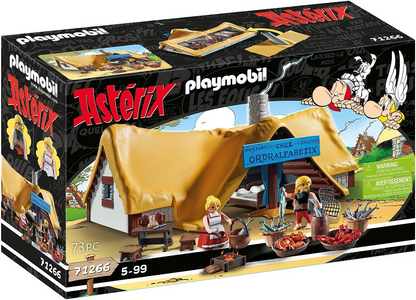 Playmobil 71266 Astérix: La Cabaña de Unhygienix, Unhygienix y su mujer Bacteria