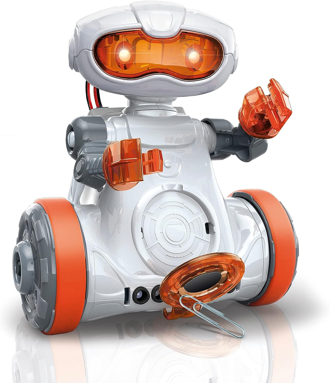 Clementoni 75053 Science &amp; Play Mio Robot, Scientific, Set de construcción, Regalo para niños a partir de 8 años, Juguetes STEM, Versión en inglés Hecho en Italia, Multicolor