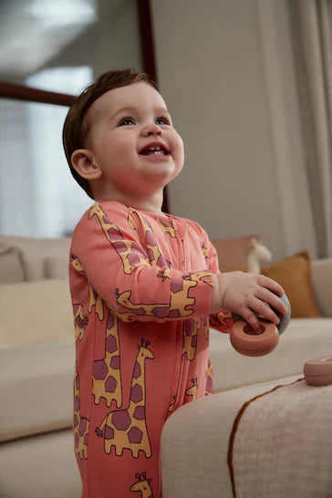 |Niña| Pelele Bebé Estampado Varios Animalitos (0 meses a 3 años)