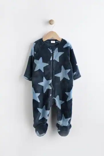 |BabyBoy| Pijama De Bebê De Lã Blue Star