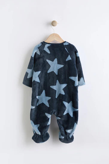 |Bebé| Pijama Bebé Polar Estrella Azul