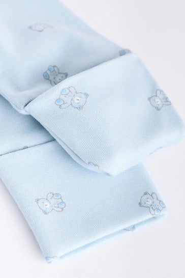 |Bebé| Pack de 4 Pijamas Bebé Osito Azul (0-2 años)