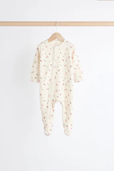 |BabyGirl| Conjunto De 5 Macacões Para Bebê Com Zíper Marrom Caramelo (0 a 2 anos)