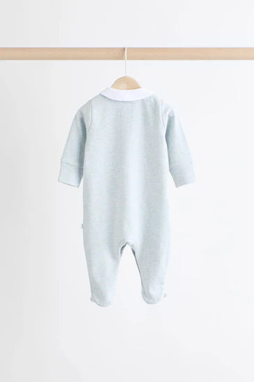 |Bebé| Pack de 3 Pijamas para Bebé - Elefante Delicado Azul (0 meses a 3 años)