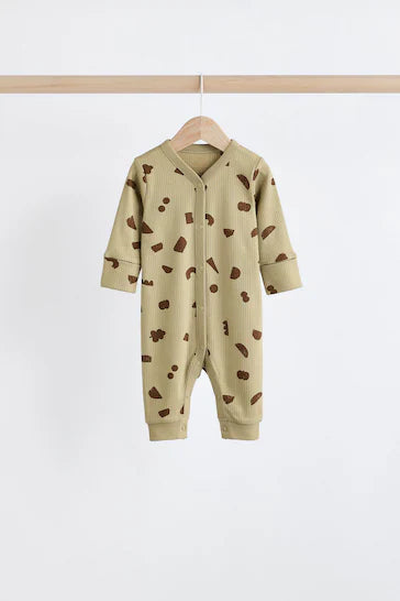 |BabyBoy| Conjunto De 5 Pijamas Para Bebê 100% Algodão - Neutro (0 meses a 3 anos)