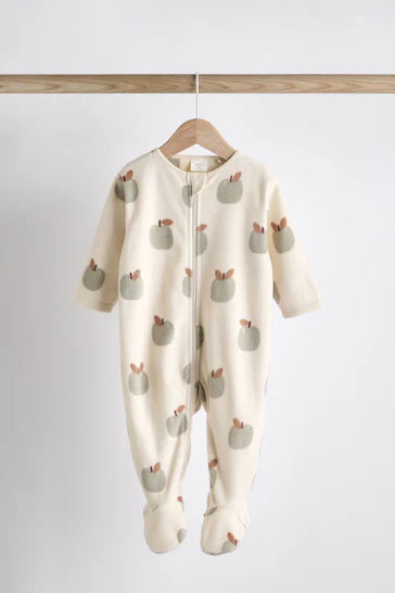 |BabyBoy| Conjunto De 2 Pijamas De Micro Lã Para Bebê - Verde Sálvia