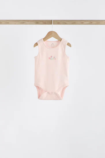 |BabyGirl| Pacote De 5 Coletes De Bebê Coelhinho Rosa