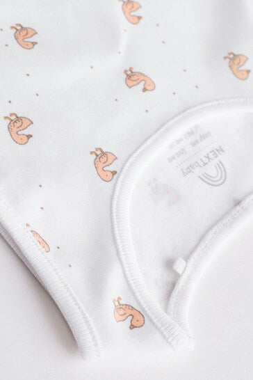 |BabyBoy| Conjunto De 5 Macacões Para Bebês Com Colete Animal Branco Delicado