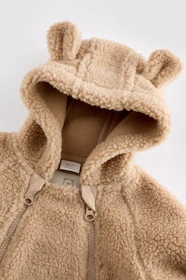 |Bebé| Pelele para bebé Borg Bear Cozy marrón