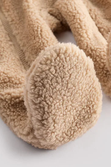 |Bebé| Pelele para bebé Borg Bear Cozy marrón